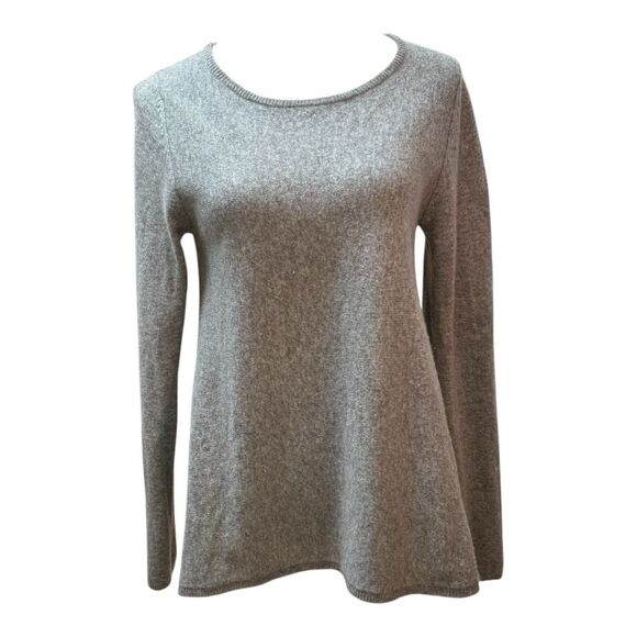 Alice +‎ Olivia Gray Wool Cashmere Blend Long Sleeve Sweater Size S - Picture 1 of 7